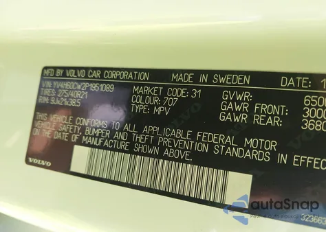 2023 Volvo Xc90 Recharge Plug-In Hybrid T8 Plus Dark Theme 7-Seater из США, поврежденный, VIN YV4H60CW2P1951089